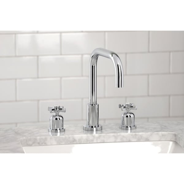 FSC8931ZX Millennium Widespread Bathroom Faucet W/ Brass Pop-Up,Chrome